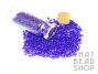 Silver Lined Royal Blue Size 11-0 Seed Beads